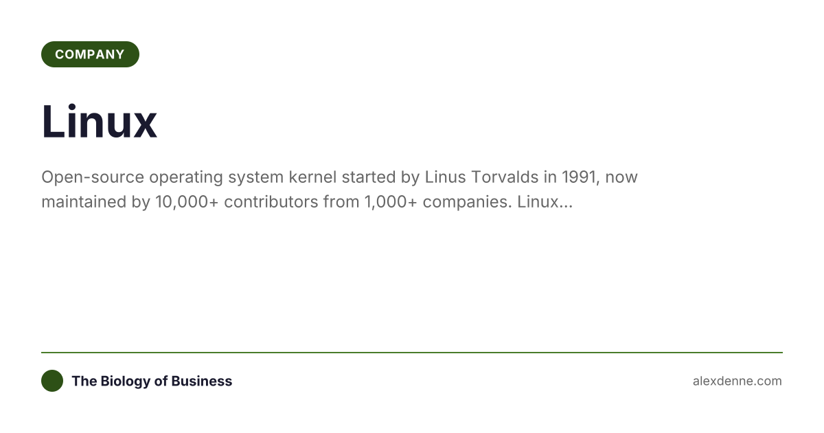 Linux Companies Linux Business Strategy | Alex Denne